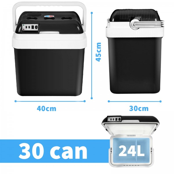 24L Car Fridge Compact Electric Portable Fridge