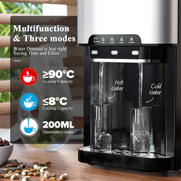 3-In-1 Ice Maker Portable Water Dispenser