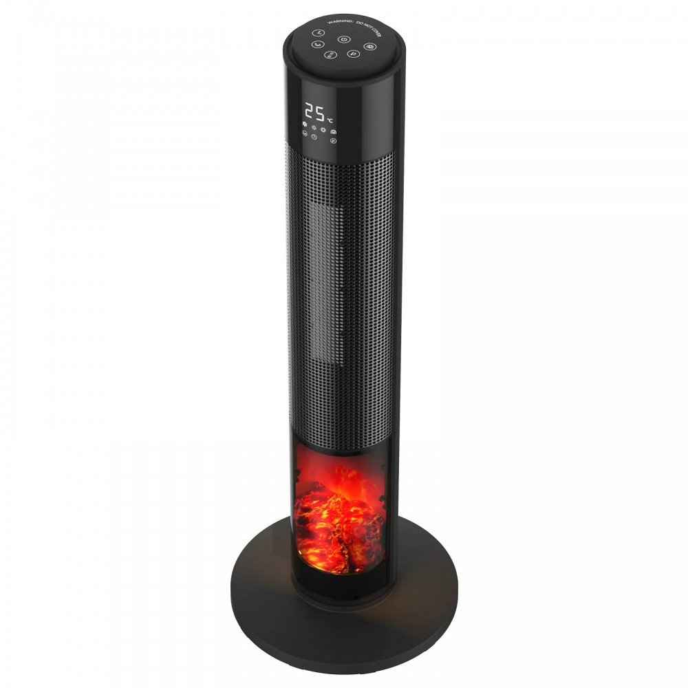 2000W Tower Fireplace Heater