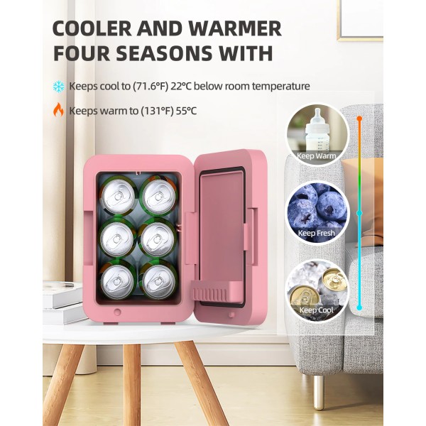 6L Mini Makeup Fridge (Orders overs $600+ use code 